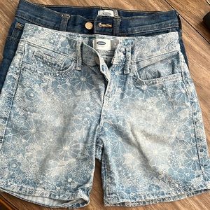🔥🔥🔥Lot of old navy girls Jean shorts size 10